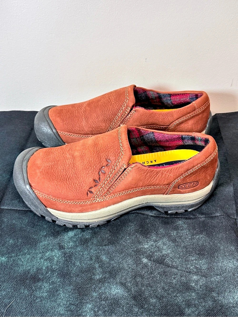 🔥KEEN Women’s Howser Slide Slip-On Mules Orange & Gray US 6.5 Like New🔥